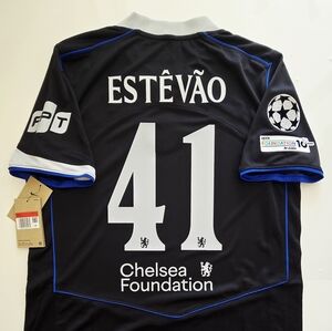 2025/26 Nike Chelsea #41 ESTEVAO Total90 Dri-Fit 3rd Soccer Jersey HM320Estêvão